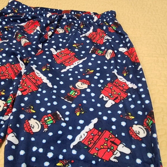 Peanuts Charlie Brown Christmas pajamas pants size L - Picture 1 of 5